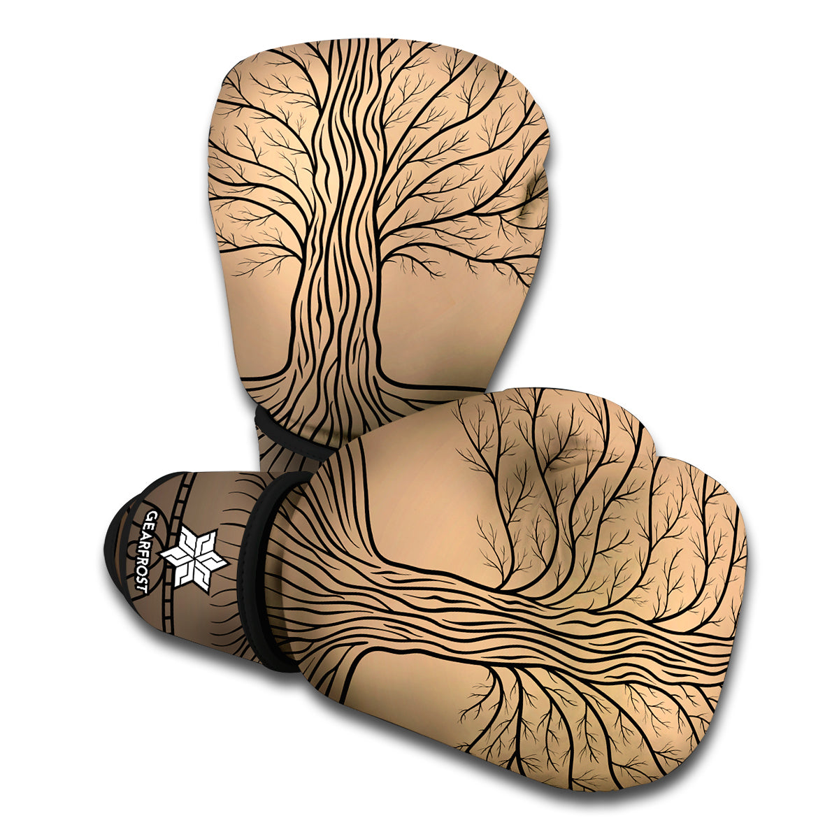 Ancient Yggdrasil Tree Print Boxing Gloves