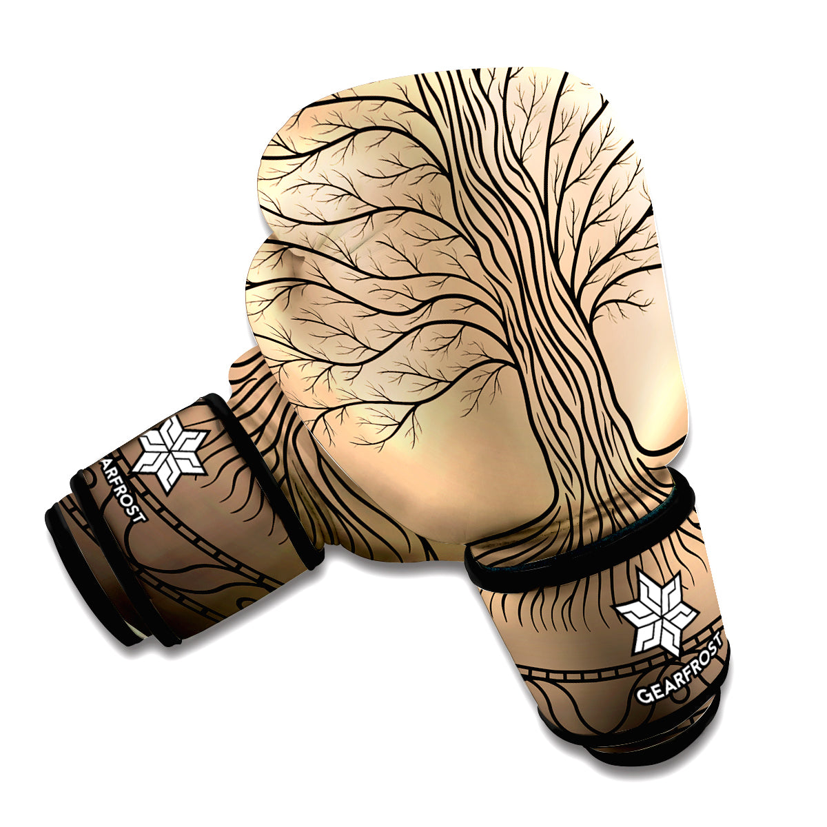 Ancient Yggdrasil Tree Print Boxing Gloves