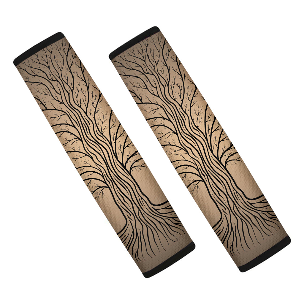 Ancient Yggdrasil Tree Print Car Seat Belt Covers