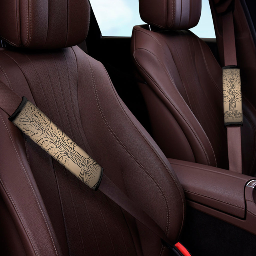 Ancient Yggdrasil Tree Print Car Seat Belt Covers
