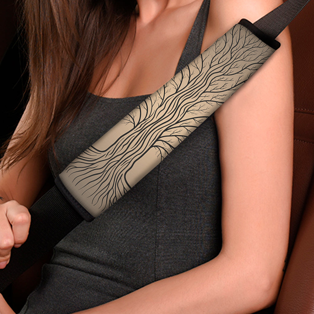 Ancient Yggdrasil Tree Print Car Seat Belt Covers