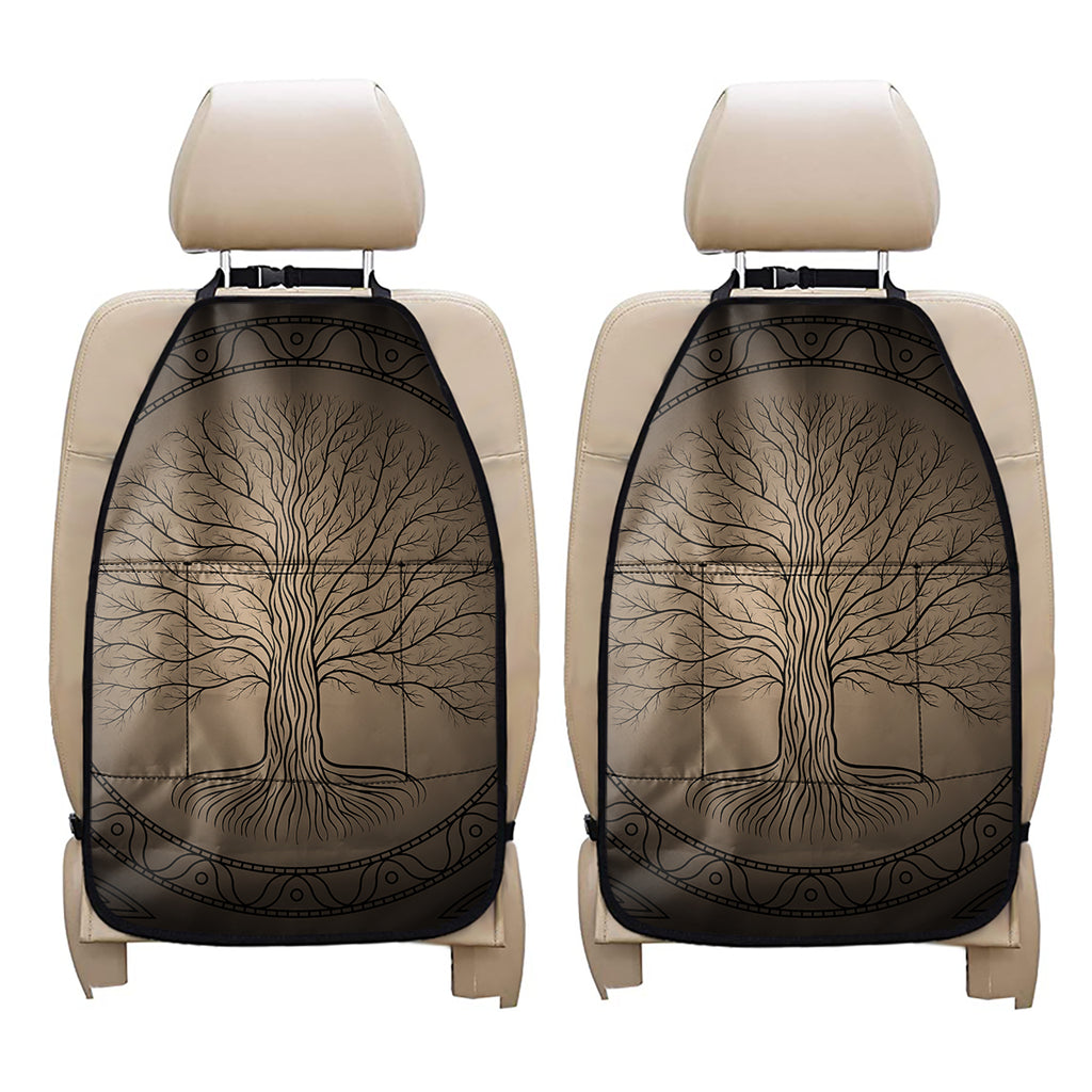 Ancient Yggdrasil Tree Print Car Seat Organizers