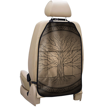 Ancient Yggdrasil Tree Print Car Seat Organizers
