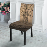 Ancient Yggdrasil Tree Print Dining Chair Slipcover