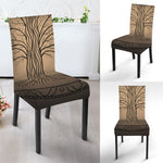 Ancient Yggdrasil Tree Print Dining Chair Slipcover