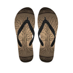 Ancient Yggdrasil Tree Print Flip Flops