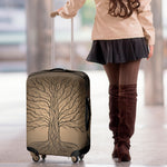 Ancient Yggdrasil Tree Print Luggage Cover