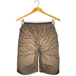 Ancient Yggdrasil Tree Print Men's Shorts