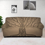 Ancient Yggdrasil Tree Print Sofa Cover