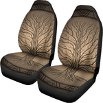 Ancient Yggdrasil Tree Print Universal Fit Car Seat Covers