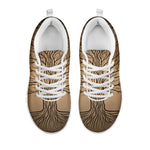 Ancient Yggdrasil Tree Print White Sneakers