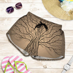Ancient Yggdrasil Tree Print Women's Shorts