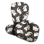 Angel And Snowflake Pattern Print Boxing Gloves