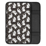 Angel And Snowflake Pattern Print Car Center Console Cover
