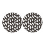 Angel And Snowflake Pattern Print Car Coasters