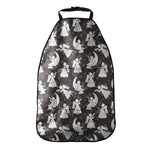 Angel And Snowflake Pattern Print Car Seat Organizers