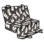 Angel And Snowflake Pattern Print Pet Car Back Seat Cover