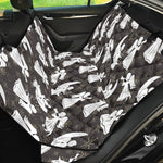 Angel And Snowflake Pattern Print Pet Car Back Seat Cover