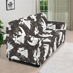 Angel And Snowflake Pattern Print Sofa Cover