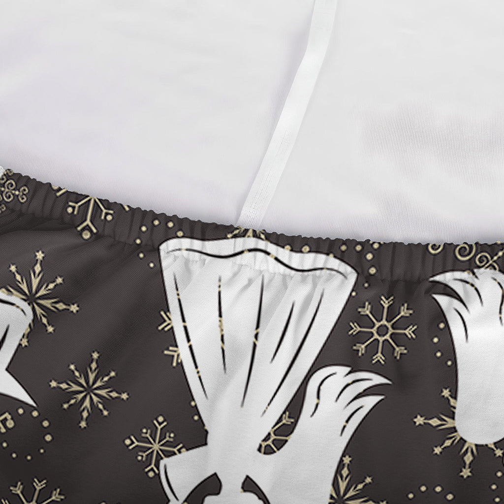 Angel And Snowflake Pattern Print Sofa Cover