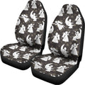 Angel And Snowflake Pattern Print Universal Fit Car Seat Covers