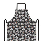 Angry Robot Pattern Print Apron