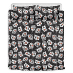 Angry Robot Pattern Print Duvet Cover Bedding Set