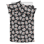 Angry Robot Pattern Print Duvet Cover Bedding Set