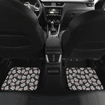 Angry Robot Pattern Print Front and Back Car Floor Mats
