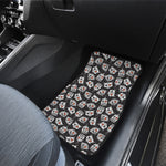 Angry Robot Pattern Print Front and Back Car Floor Mats