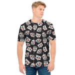 Angry Robot Pattern Print Men's T-Shirt