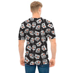 Angry Robot Pattern Print Men's T-Shirt