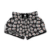 Angry Robot Pattern Print Muay Thai Boxing Shorts