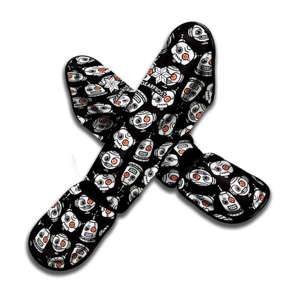 Angry Robot Pattern Print Muay Thai Shin Guard