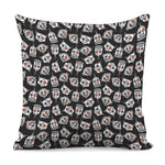 Angry Robot Pattern Print Pillow Cover