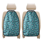 Angry Shark Pattern Print Car Seat Organizers