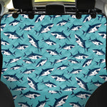 Angry Shark Pattern Print Pet Car Back Seat Cover