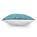 Angry Shark Pattern Print Pillow Cover