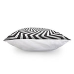 Angular Swirl Motion Illusion Print Pillow Cover