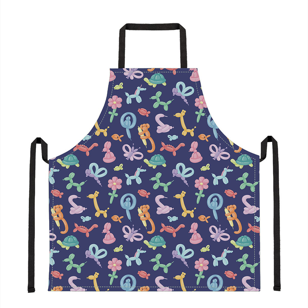 Animal Balloon Pattern Print Apron