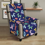 Animal Balloon Pattern Print Armchair Protector