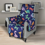 Animal Balloon Pattern Print Armchair Protector