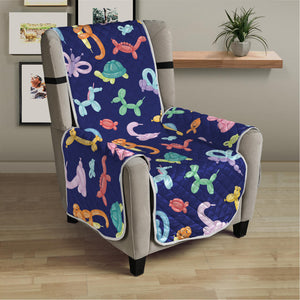 Animal Balloon Pattern Print Armchair Protector