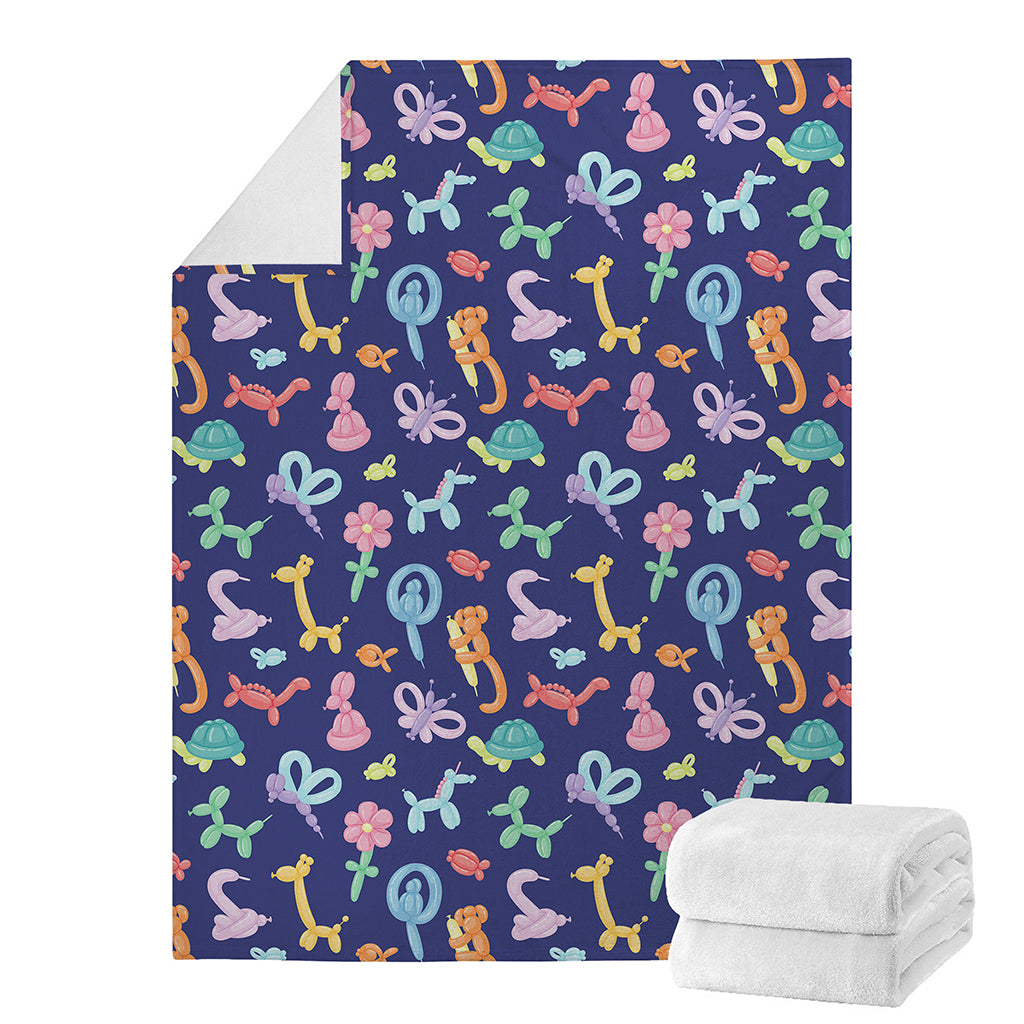 Animal Balloon Pattern Print Blanket