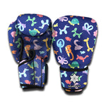 Animal Balloon Pattern Print Boxing Gloves