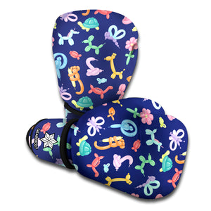 Animal Balloon Pattern Print Boxing Gloves