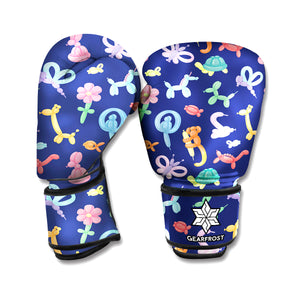 Animal Balloon Pattern Print Boxing Gloves