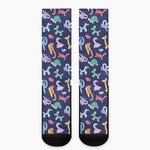 Animal Balloon Pattern Print Crew Socks