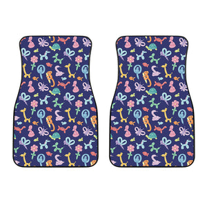 Animal Balloon Pattern Print Front Car Floor Mats