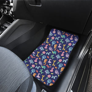 Animal Balloon Pattern Print Front Car Floor Mats